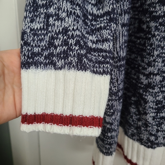 XL sweater tunic marled in blue white - Picture 3 of 4